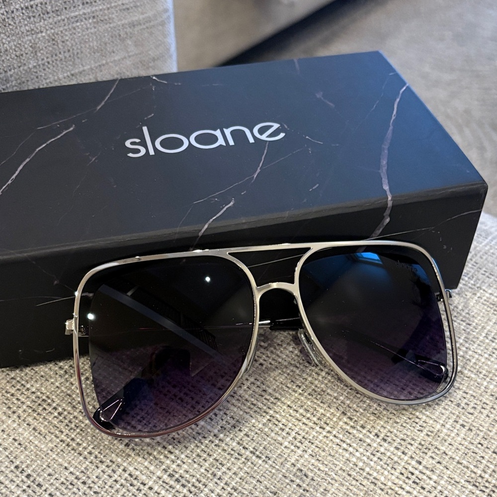 Sloane Silver Sunglasses